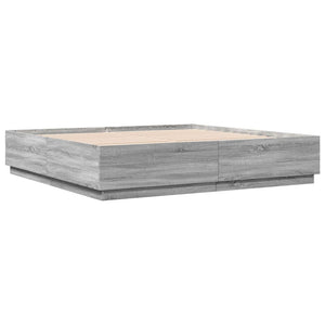 Giroletto Grigio Sonoma 200x200 cm in Legno Multistrato 3209679