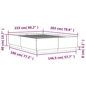 Giroletto Bianco 150x200 cm in Legno Multistrato 3209695