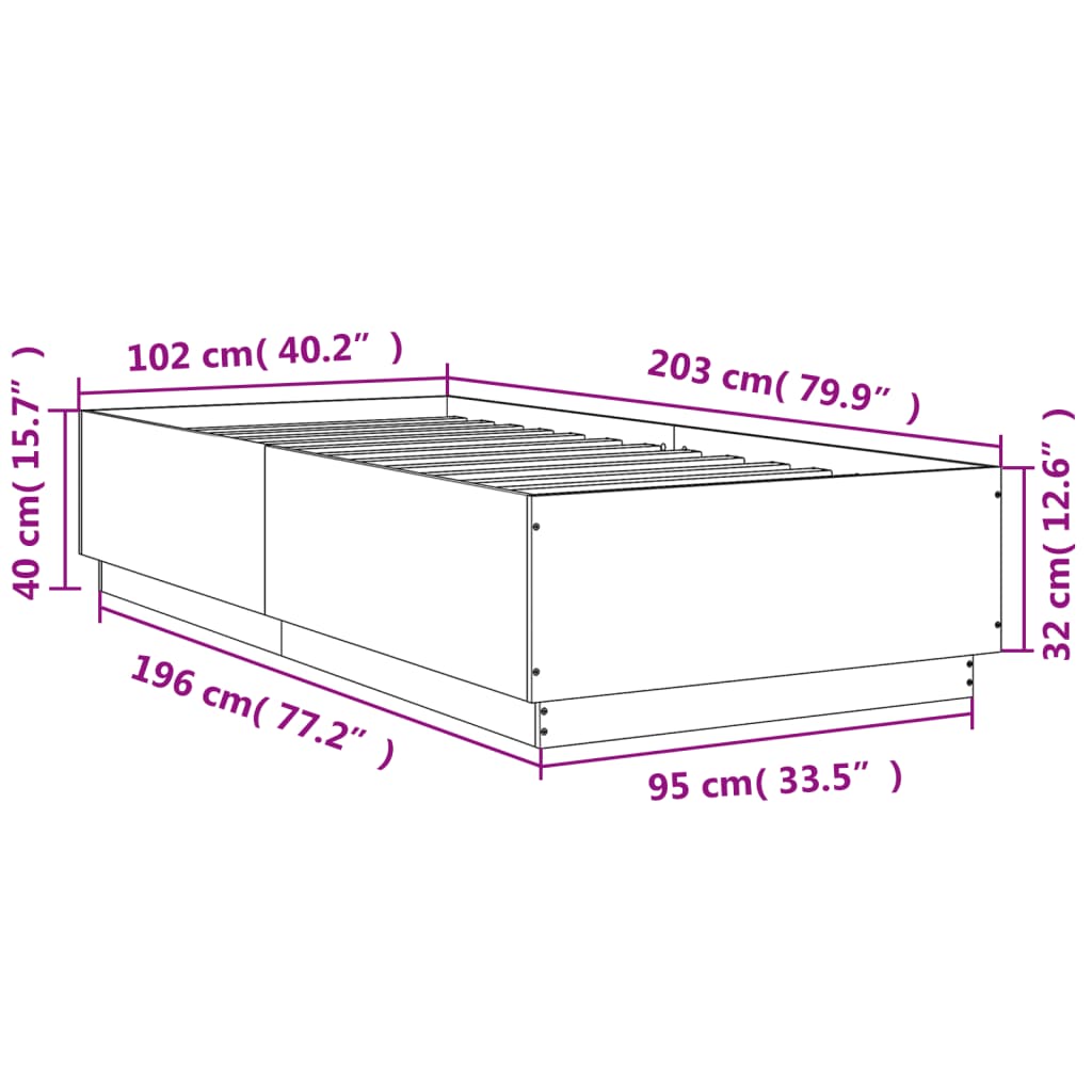 Giroletto Bianco 100x200 cm in Legno Massello 3209716