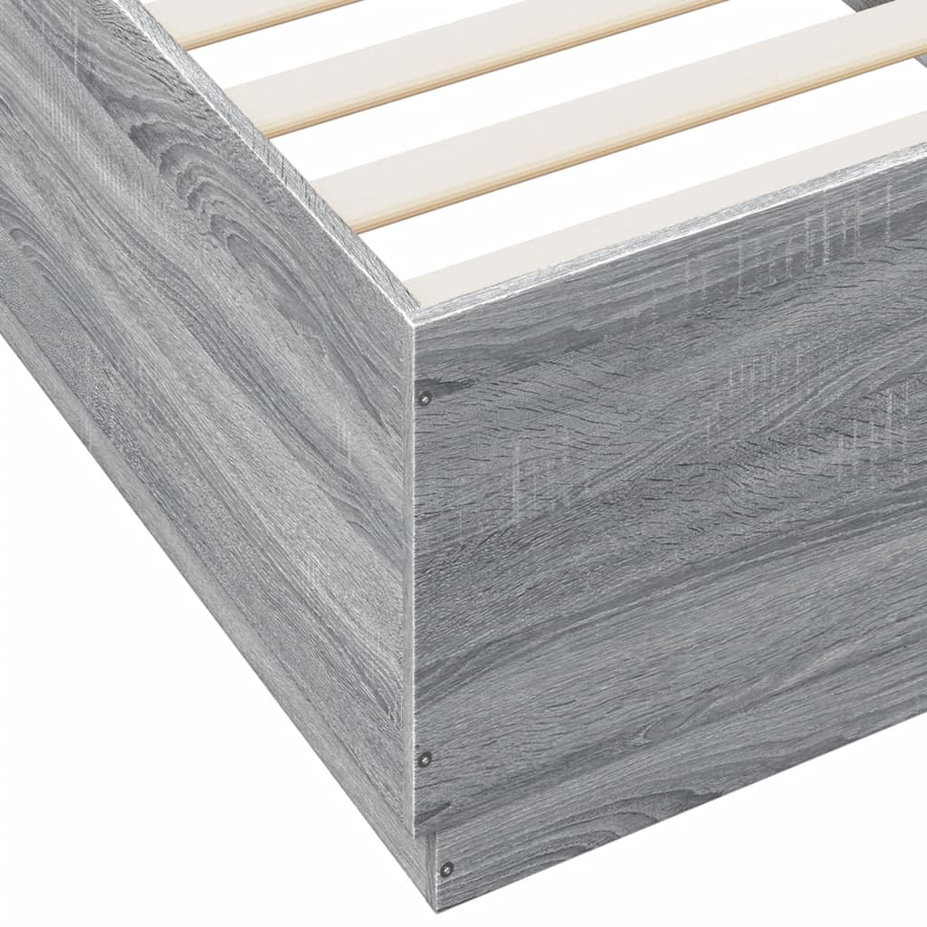 Giroletto Grigio Sonoma 90x200 cm in Legno Multistrato 3209728