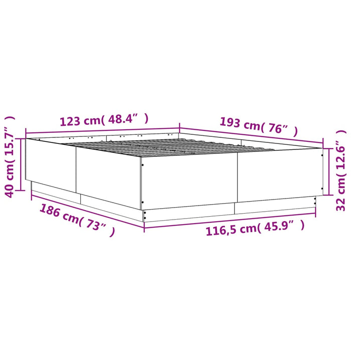 Giroletto Nero 120x190 cm in Legno Multistrato 3209745