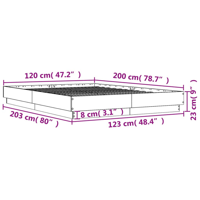 Giroletto Nero 120x200 cm in Legno Multistrato 3209864