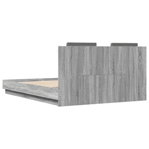 Giroletto Testiera Grigio Sonoma 140x200 cm Legno Multistrato 3209924