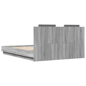 Giroletto Testiera Grigio Sonoma 120x200 cm Legno Multistrato 3209931