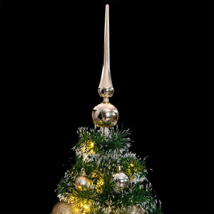 Albero Natale Artificiale 150 LED Palline e Neve Fioccata 150cmcod mxl 108219