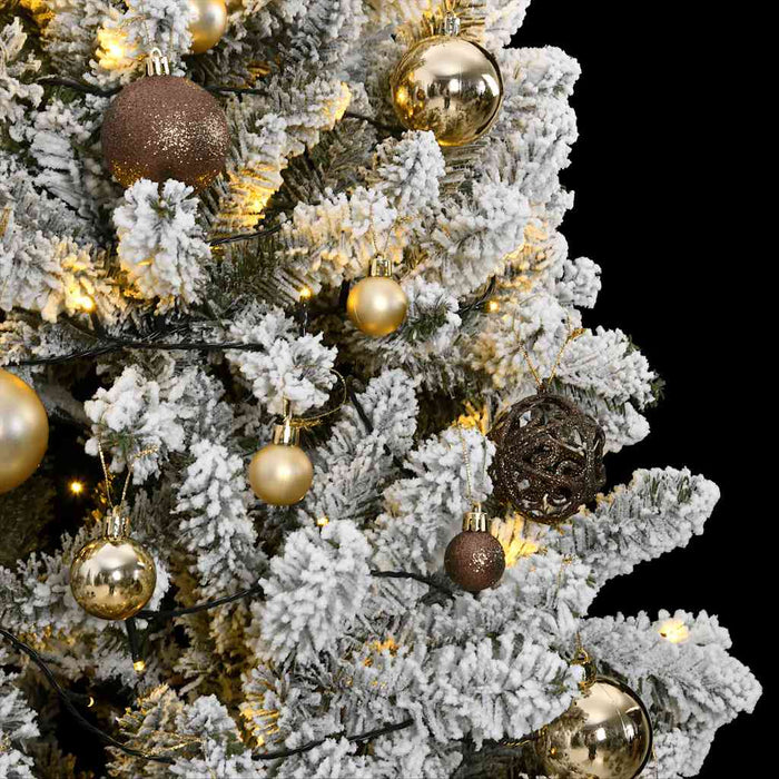 Albero Natale Artificiale Incernierato 300 LED e Palline 270 cm 3210141