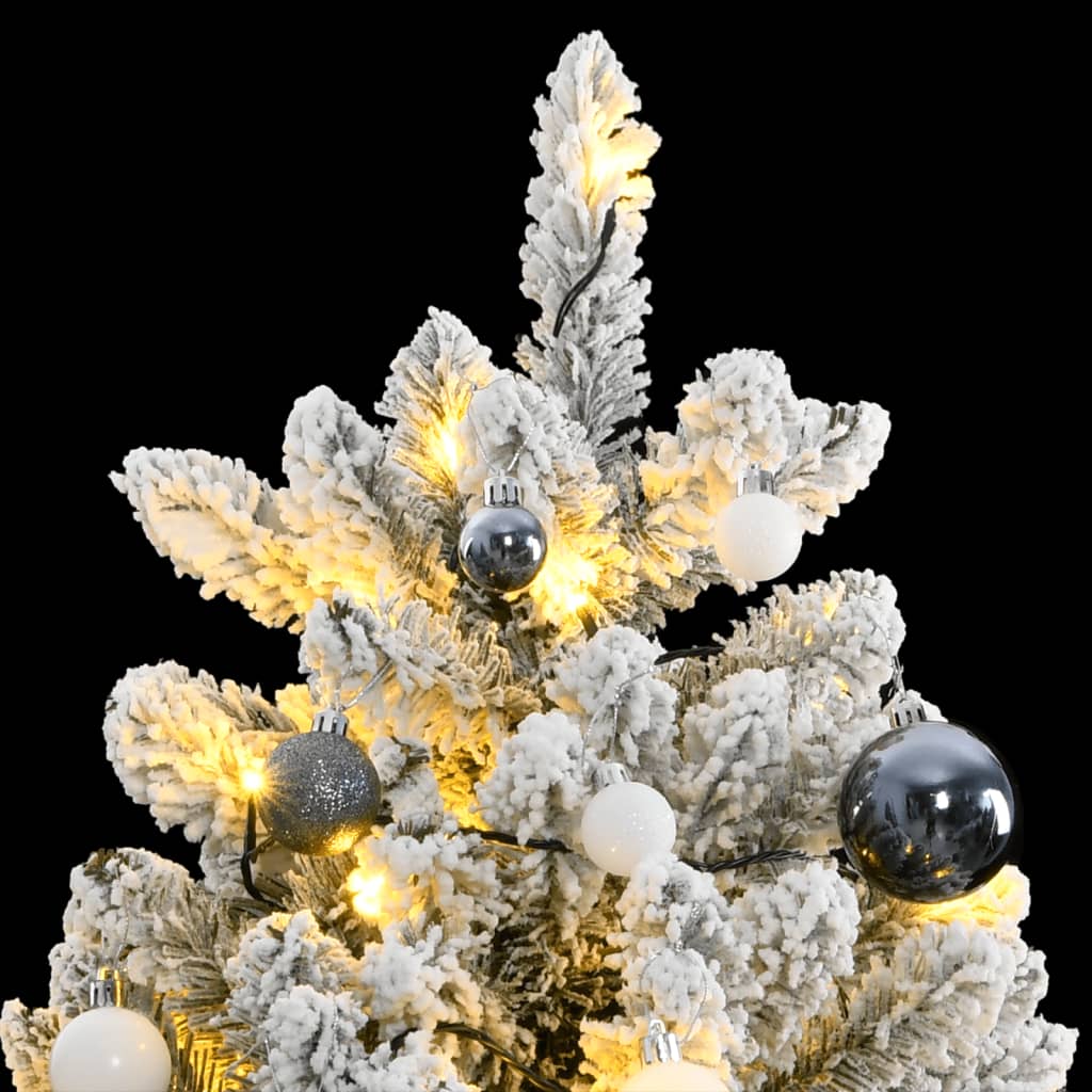 Albero Natale Artificiale Incernierato 300 LED e Palline 270 cm 3210177