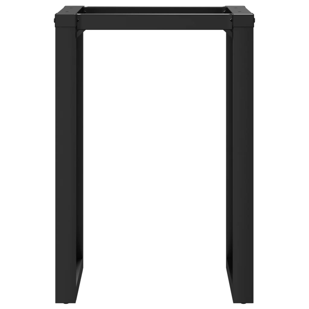 Telaio Gambe a O per Tavolo da Pranzo 60x50x73 cm in Acciaio 357881