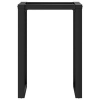 Telaio Gambe a O per Tavolo da Pranzo 60x50x73 cm in Acciaio 357881