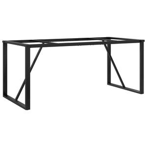 Telaio Gambe a O per Tavolo da Pranzo 160x80x73 cm in Ghisa 357888