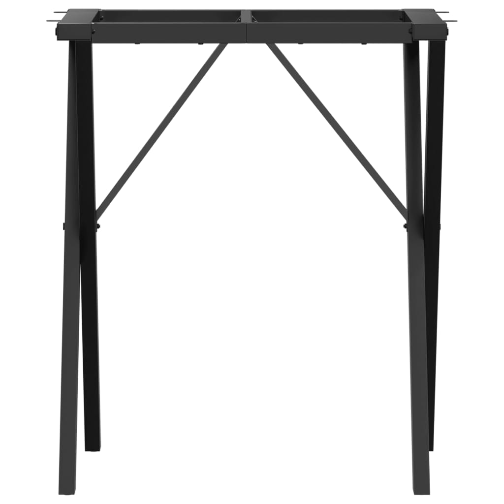 Telaio Gambe a X per Tavolo da Pranzo 50x40x73 cm in Ghisa 357904