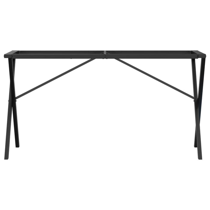 Telaio Gambe a X per Tavolo da Pranzo 140x60x73 cm in Ghisa 357911