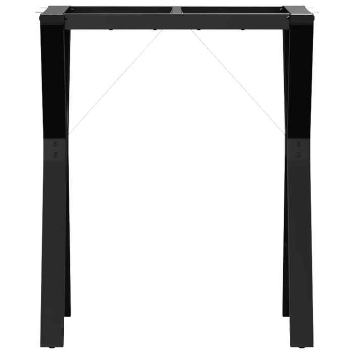 Telaio Gambe a Y per Tavolo da Pranzo 60x40x73 cm in Acciaio 357930