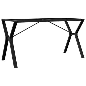 Telaio Gambe a Y per Tavolo da Pranzo 140x60x73 cm in Ghisa 357935