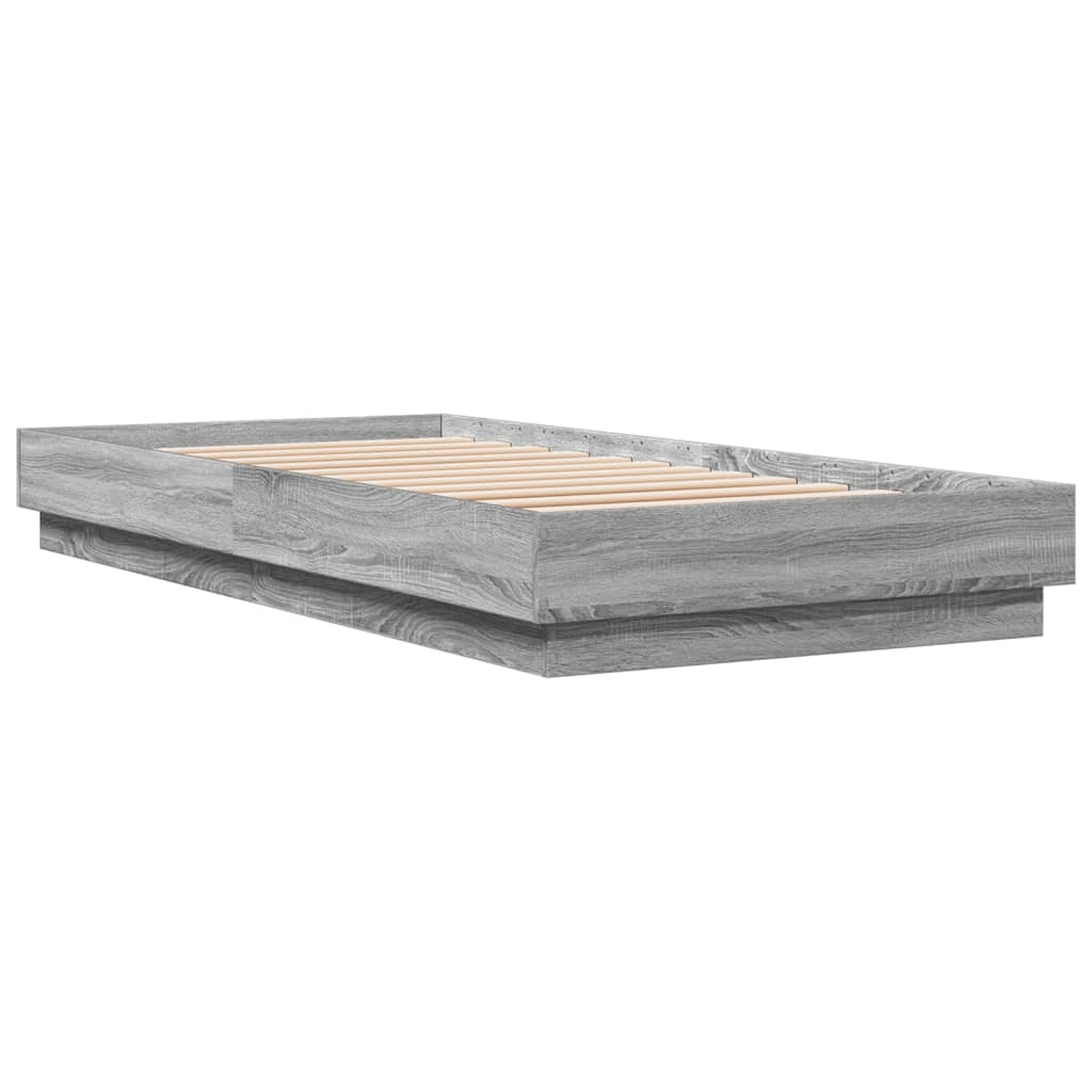 Giroletto Grigio Sonoma 90x200 cm in Legno Multistrato 839607