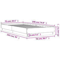 Giroletto Grigio Cemento 75x190 cm in Legno Multistrato 839640