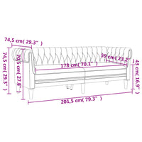 Set di Divani 2 pz Verde Scuro in Tessuto 3209204