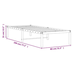 Giroletto in Metallo Bianco 75x190 cm 373663