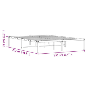 Giroletto in Metallo Bianco 150x200 cm 373675