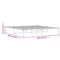 Giroletto in Metallo Bianco 200x200 cm 373680