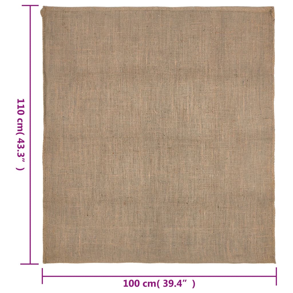 Sacchi di Iuta 10pz 100x110 cm 100% Iuta 220 gsm 155782