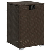 Tavolo Copri Serbatoio Propano Marrone 40x40x60cm in Polyrattan 366295