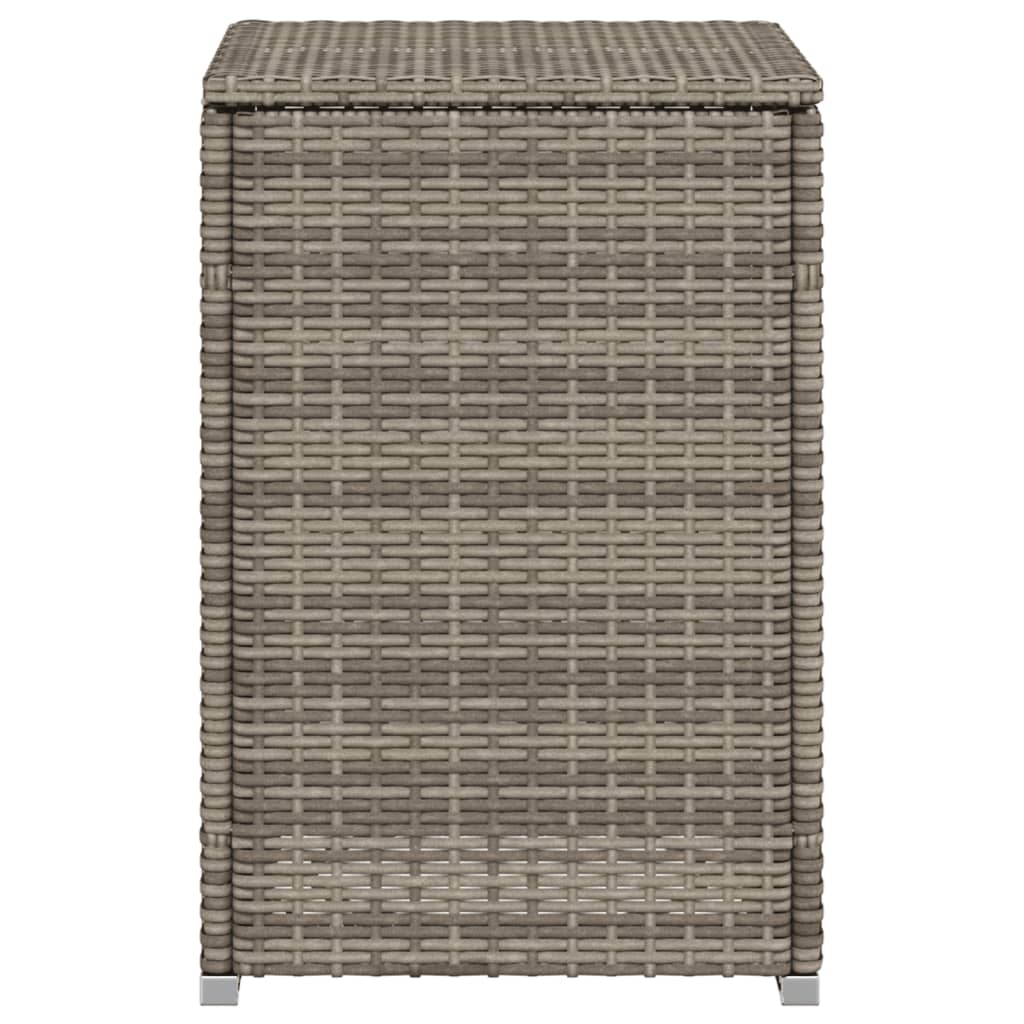 Tavolo Copri Serbatoio Propano Grigio 40x40x60 cm in Polyrattan 366296