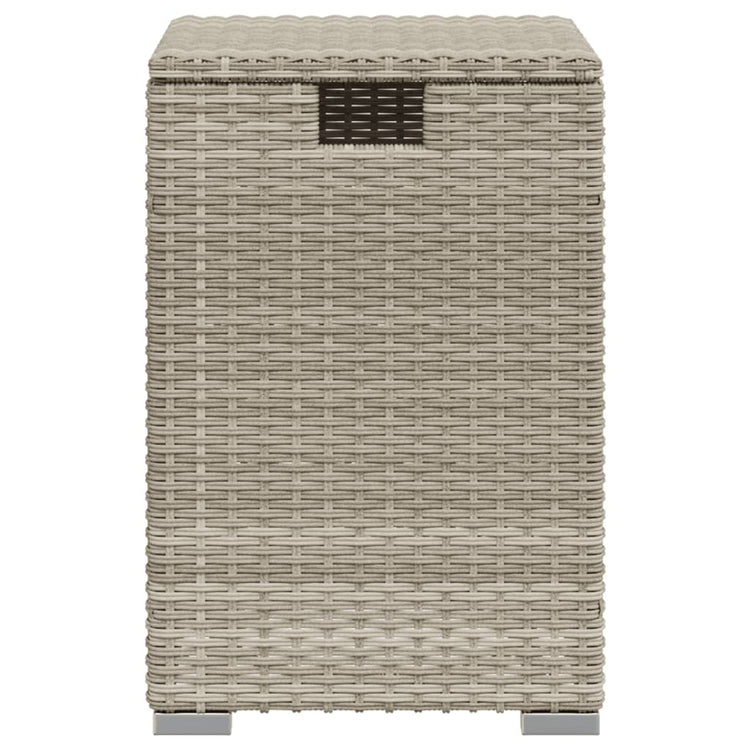 Tavolo Serbatoio Propano Grigio Chiaro 40x40x60 cm Polyrattan 366298