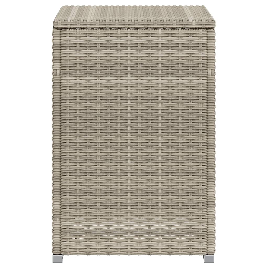 Tavolo Serbatoio Propano Grigio Chiaro 40x40x60 cm Polyrattan 366298