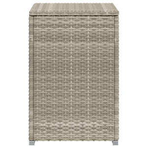 Tavolo Serbatoio Propano Grigio Chiaro 40x40x60 cm Polyrattan 366298