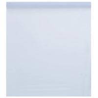 Pellicola Statica Smerigliata Bianco Trasparente 45x500 cm PVC 155820