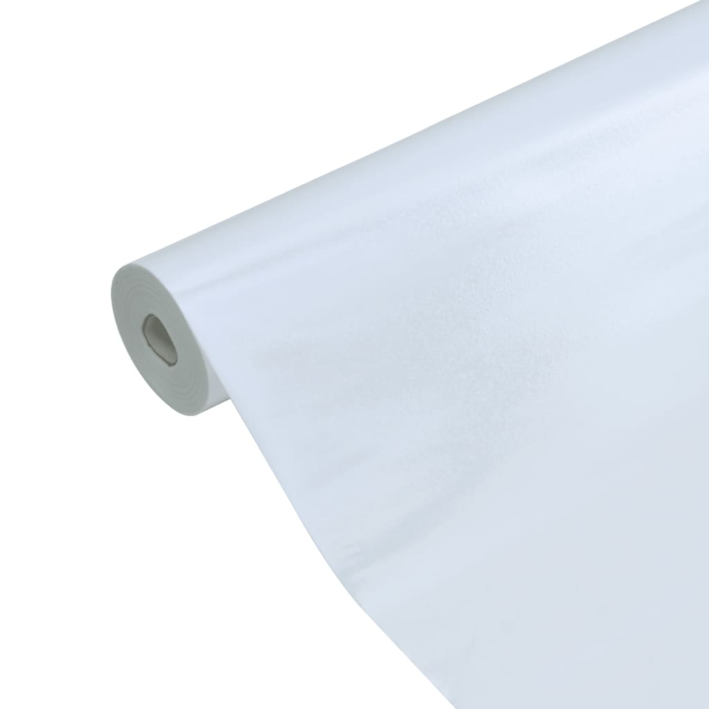 Pellicola Statica Smerigliata Bianco Trasparente 45x500 cm PVC 155820