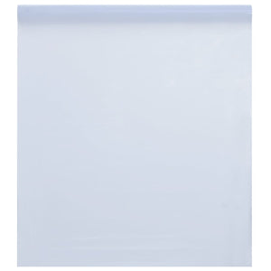 Pellicola Statica Smerigliata Bianco Trasparente 45x1000 cm PVC 155821