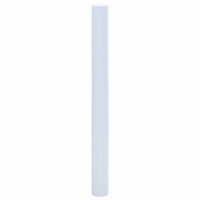 Pellicola Statica Smerigliata Bianco Trasparente 45x1000 cm PVC 155821