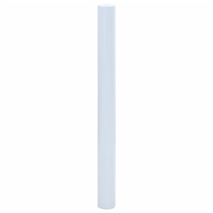 Pellicola Statica Smerigliata Bianco Trasparente 45x1000 cm PVC 155821