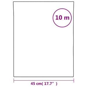 Pellicola Statica Smerigliata Bianco Trasparente 45x1000 cm PVC 155821