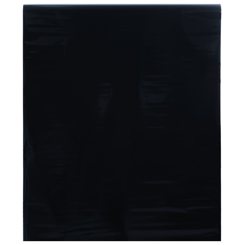 Pellicola Vetri Statica Smerigliata Nera 45x1000 cm PVC 155830