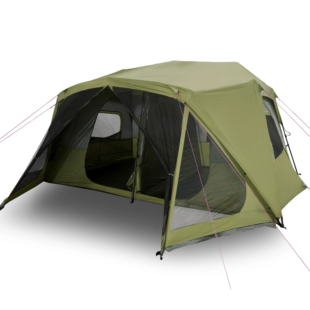 Tenda Campeggio 10 Persone Blu Rilascio Rapido Impermeabile 94289