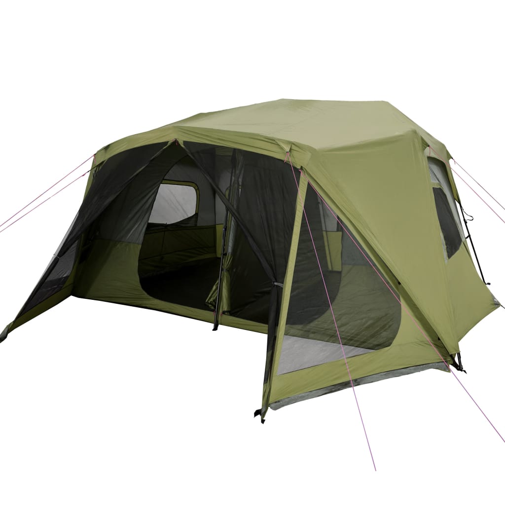 Tenda Campeggio 10 Persone Blu Rilascio Rapido Impermeabile 94289