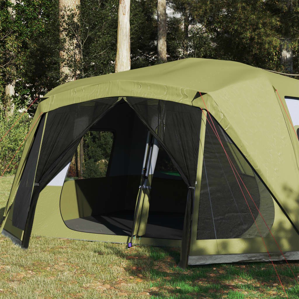 Tenda Campeggio 10 Persone Blu Rilascio Rapido Impermeabile 94289