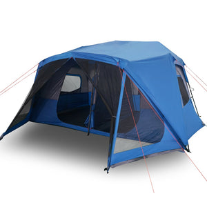 Tenda da Campeggio 10 Persone Blu 443x437x229 cm 94290