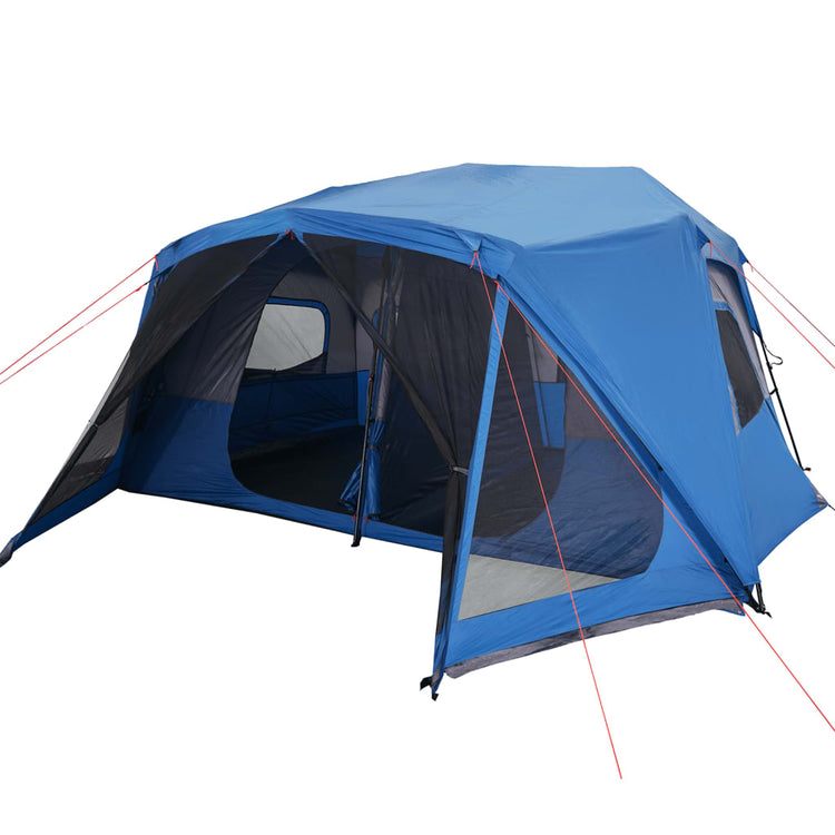 Tenda da Campeggio 10 Persone Blu 443x437x229 cm 94290