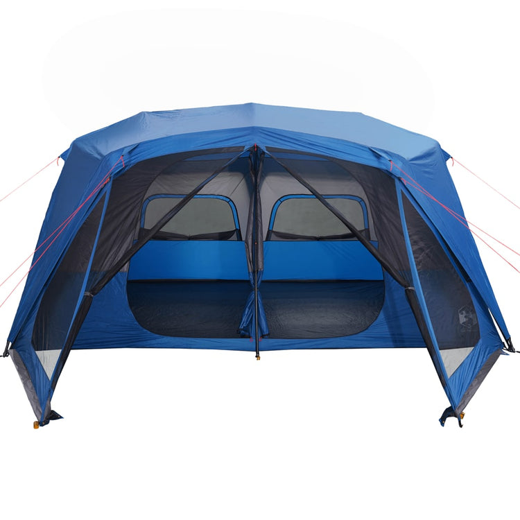 Tenda da Campeggio 10 Persone Blu 443x437x229 cm 94290