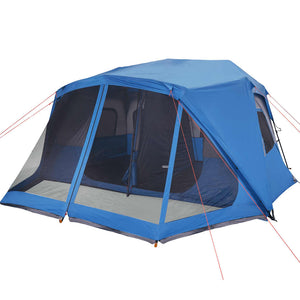 Tenda da Campeggio 10 Persone Blu 443x437x229 cm 94290