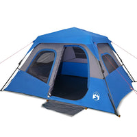 Tenda da Campeggio 6 Persone Verde 344x282x192 cm 94295