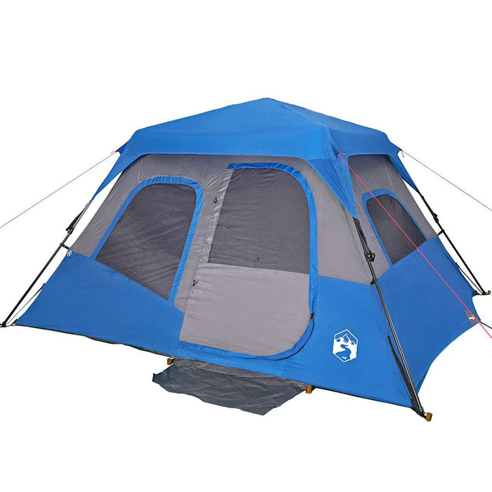 Tenda da Campeggio 6 Persone Verde 344x282x192 cm 94295