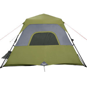 Tenda da Campeggio 6 Persone Verde 344x282x192 cm 94295