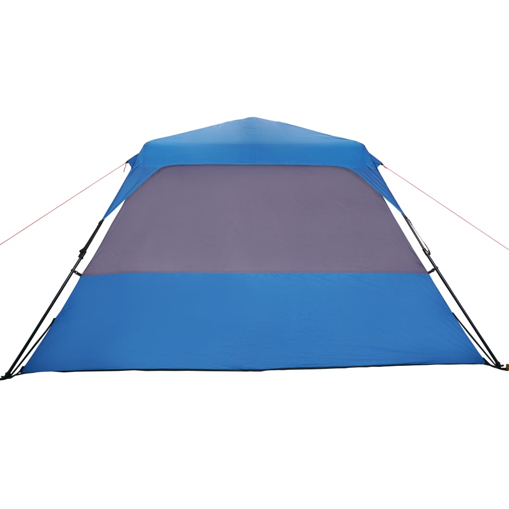 Tenda da Campeggio 6 Persone Blu 344x282x192 cm 94296