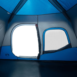 Tenda da Campeggio 6 Persone Blu 344x282x192 cm 94296