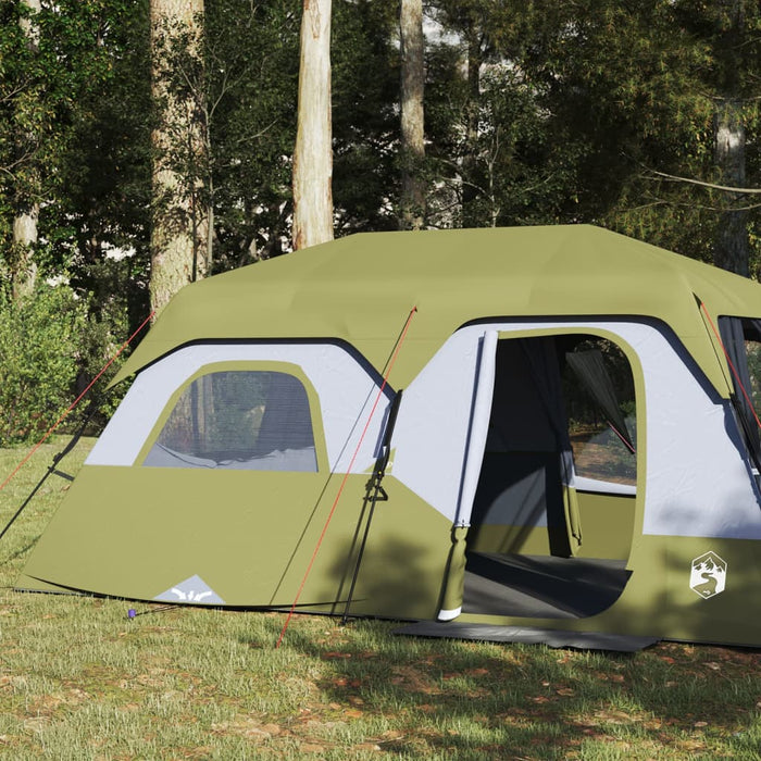 Tenda da Campeggio 9 Persone Verde 441x288x217 cm 94298